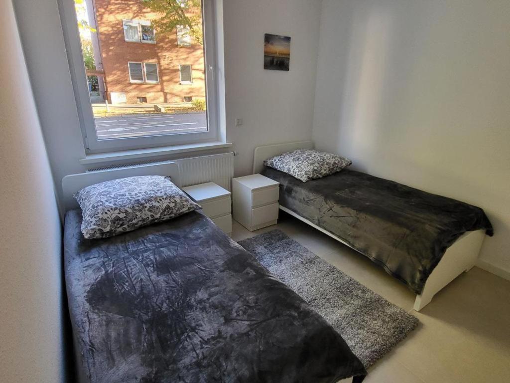 Monteurzimmer Mit Zwei Einzelnen Betten In Einer 3Zi Wohnung Mit Kuche Und Bad Osnabrueck Exterior photo