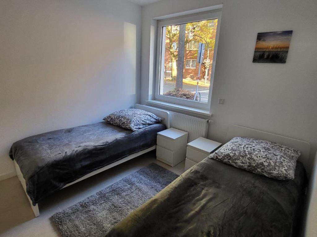 Monteurzimmer Mit Zwei Einzelnen Betten In Einer 3Zi Wohnung Mit Kuche Und Bad Osnabrueck Exterior photo
